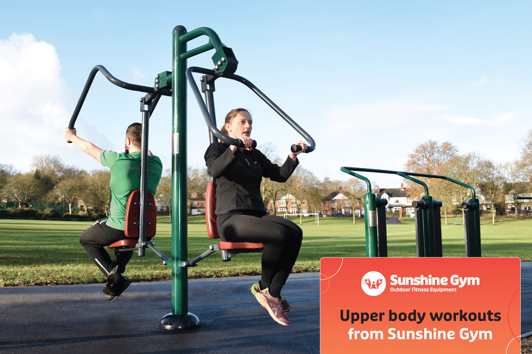 Upper body workouts for outdoor gyms